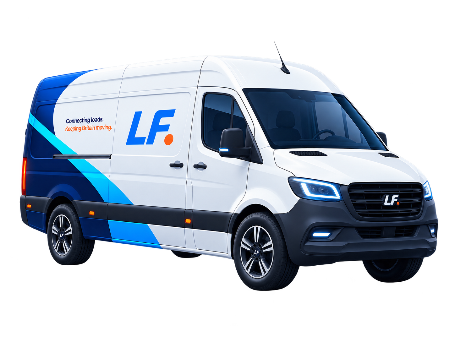 LoadFlow branded delivery van